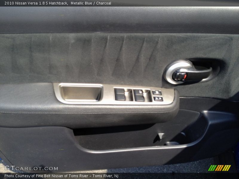 Metallic Blue / Charcoal 2010 Nissan Versa 1.8 S Hatchback
