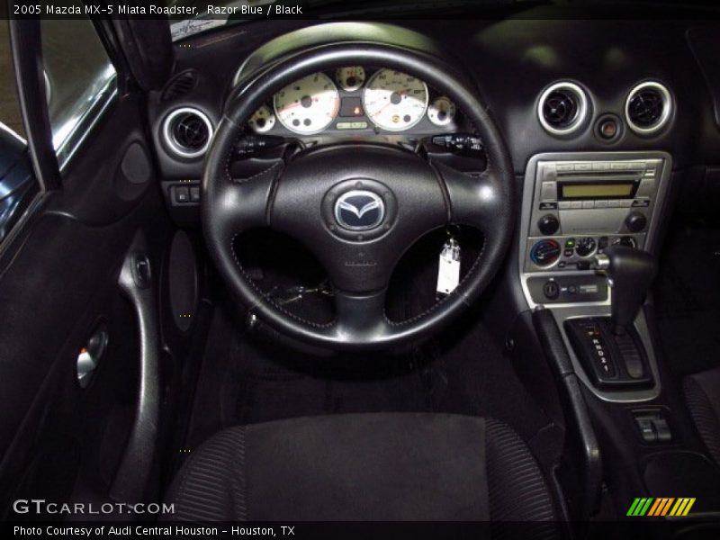 Razor Blue / Black 2005 Mazda MX-5 Miata Roadster