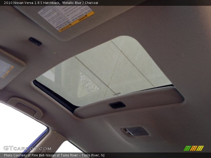 Metallic Blue / Charcoal 2010 Nissan Versa 1.8 S Hatchback