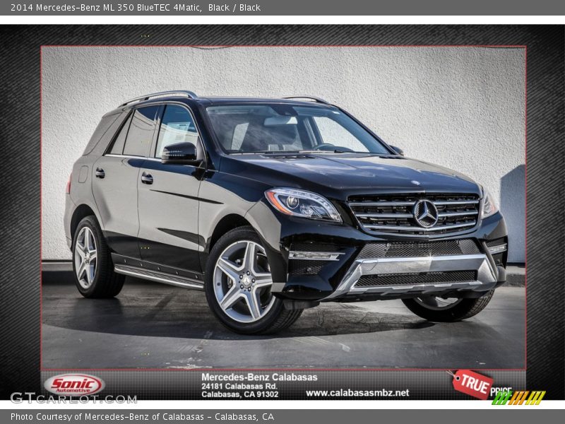 Black / Black 2014 Mercedes-Benz ML 350 BlueTEC 4Matic