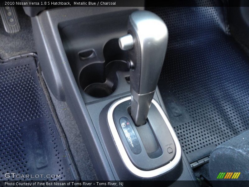 Metallic Blue / Charcoal 2010 Nissan Versa 1.8 S Hatchback