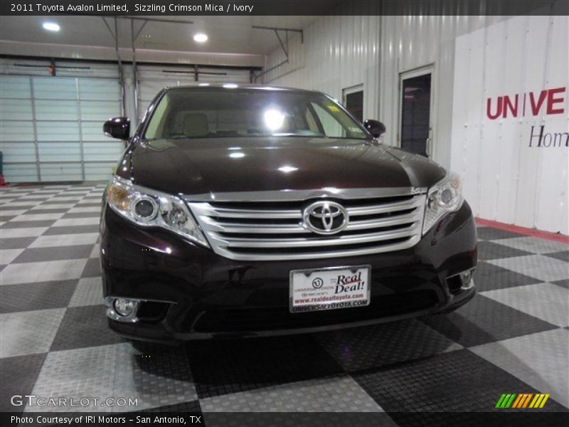 Sizzling Crimson Mica / Ivory 2011 Toyota Avalon Limited