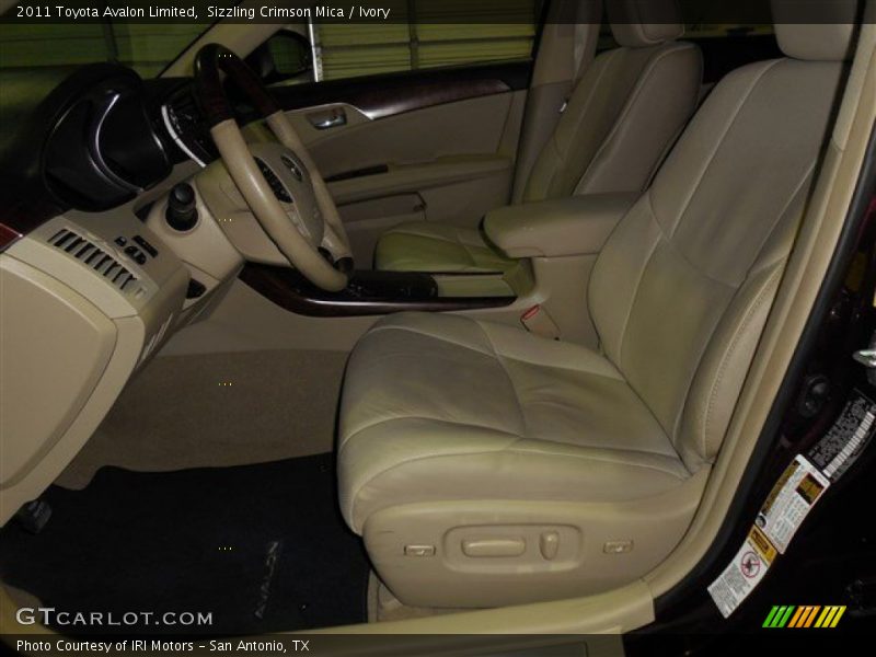 Sizzling Crimson Mica / Ivory 2011 Toyota Avalon Limited