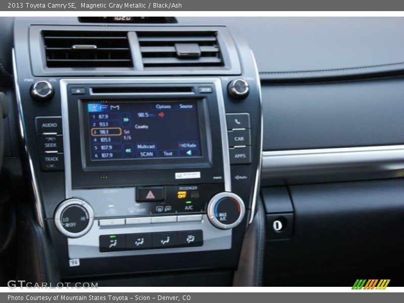 Magnetic Gray Metallic / Black/Ash 2013 Toyota Camry SE