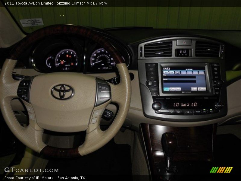 Sizzling Crimson Mica / Ivory 2011 Toyota Avalon Limited