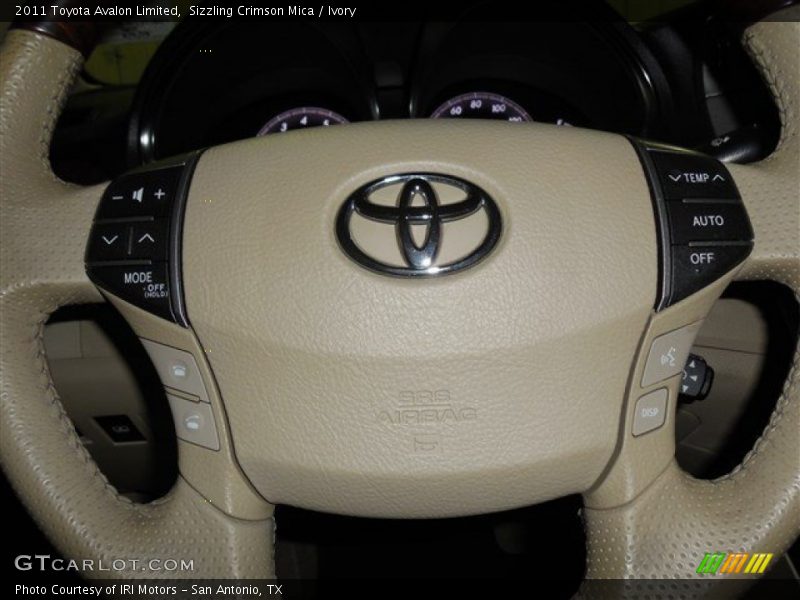 Sizzling Crimson Mica / Ivory 2011 Toyota Avalon Limited