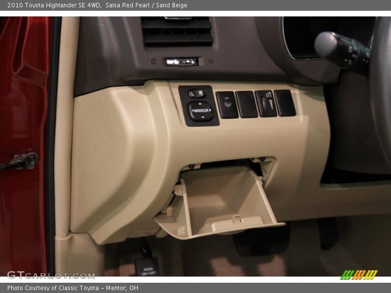 Salsa Red Pearl / Sand Beige 2010 Toyota Highlander SE 4WD