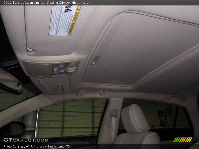 Sizzling Crimson Mica / Ivory 2011 Toyota Avalon Limited