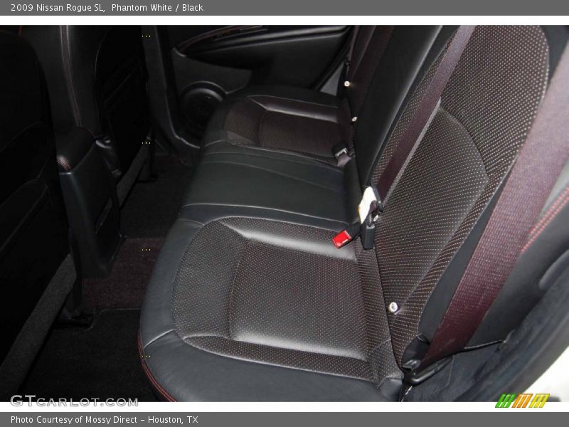 Phantom White / Black 2009 Nissan Rogue SL