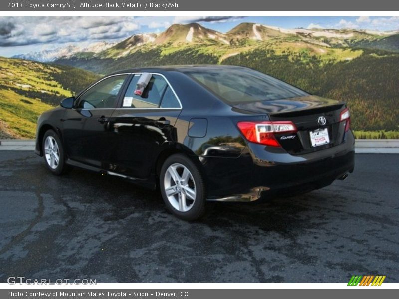 Attitude Black Metallic / Black/Ash 2013 Toyota Camry SE