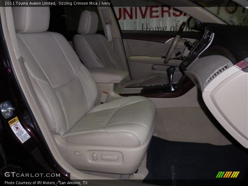 Sizzling Crimson Mica / Ivory 2011 Toyota Avalon Limited