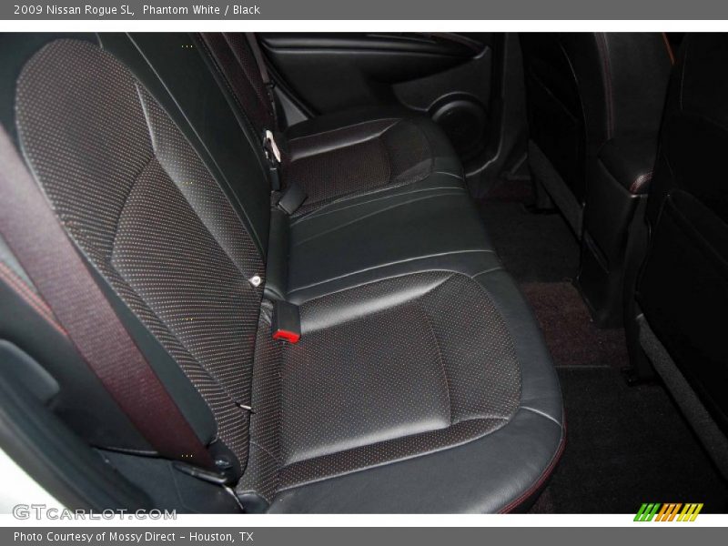 Phantom White / Black 2009 Nissan Rogue SL