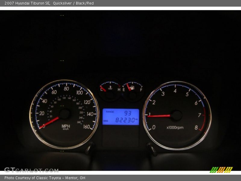  2007 Tiburon SE SE Gauges