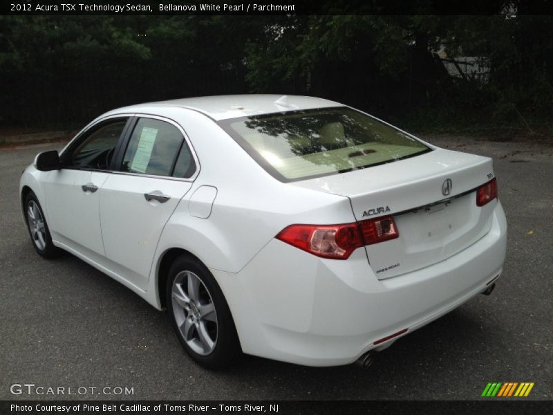 Bellanova White Pearl / Parchment 2012 Acura TSX Technology Sedan
