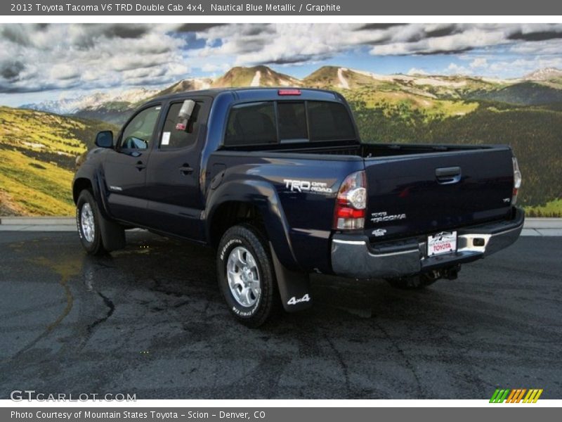 Nautical Blue Metallic / Graphite 2013 Toyota Tacoma V6 TRD Double Cab 4x4