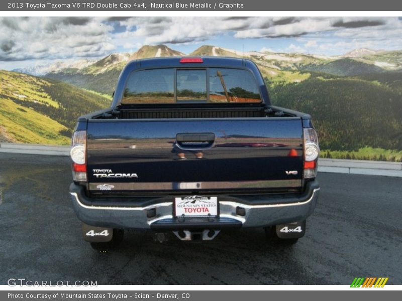 Nautical Blue Metallic / Graphite 2013 Toyota Tacoma V6 TRD Double Cab 4x4