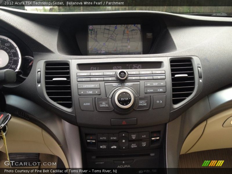 Bellanova White Pearl / Parchment 2012 Acura TSX Technology Sedan