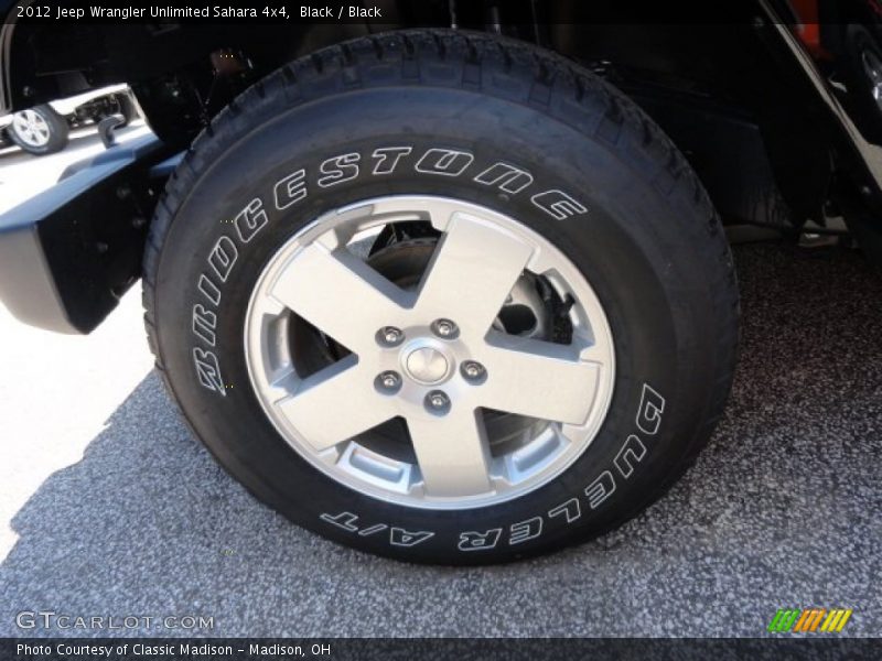 Black / Black 2012 Jeep Wrangler Unlimited Sahara 4x4