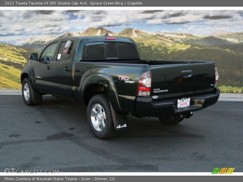 Spruce Green Mica / Graphite 2013 Toyota Tacoma V6 SR5 Double Cab 4x4