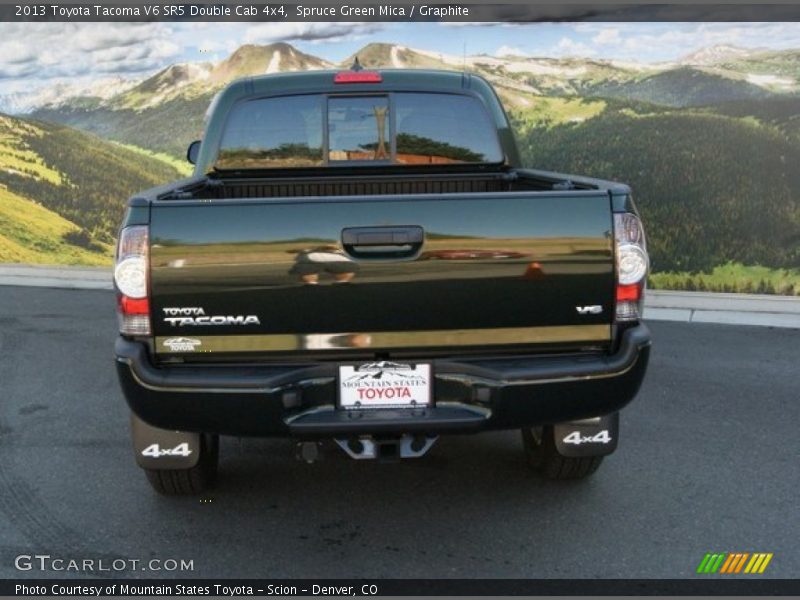 Spruce Green Mica / Graphite 2013 Toyota Tacoma V6 SR5 Double Cab 4x4