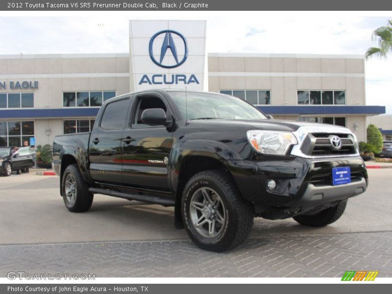 Black / Graphite 2012 Toyota Tacoma V6 SR5 Prerunner Double Cab