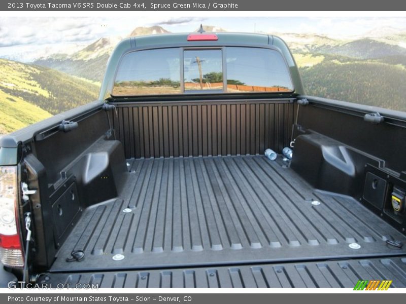 Spruce Green Mica / Graphite 2013 Toyota Tacoma V6 SR5 Double Cab 4x4