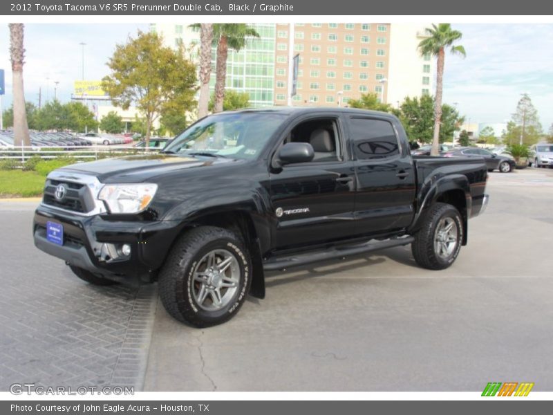 Black / Graphite 2012 Toyota Tacoma V6 SR5 Prerunner Double Cab