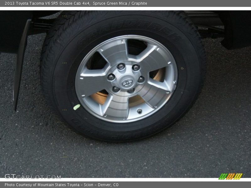 Spruce Green Mica / Graphite 2013 Toyota Tacoma V6 SR5 Double Cab 4x4