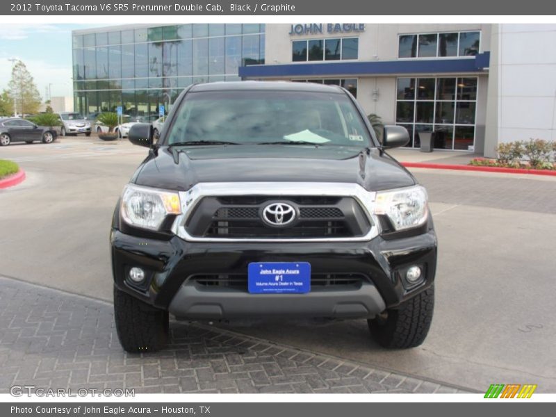Black / Graphite 2012 Toyota Tacoma V6 SR5 Prerunner Double Cab