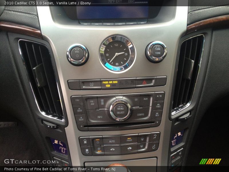 Vanilla Latte / Ebony 2010 Cadillac CTS 3.0 Sedan