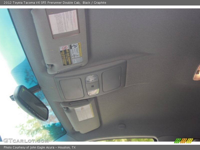 Black / Graphite 2012 Toyota Tacoma V6 SR5 Prerunner Double Cab