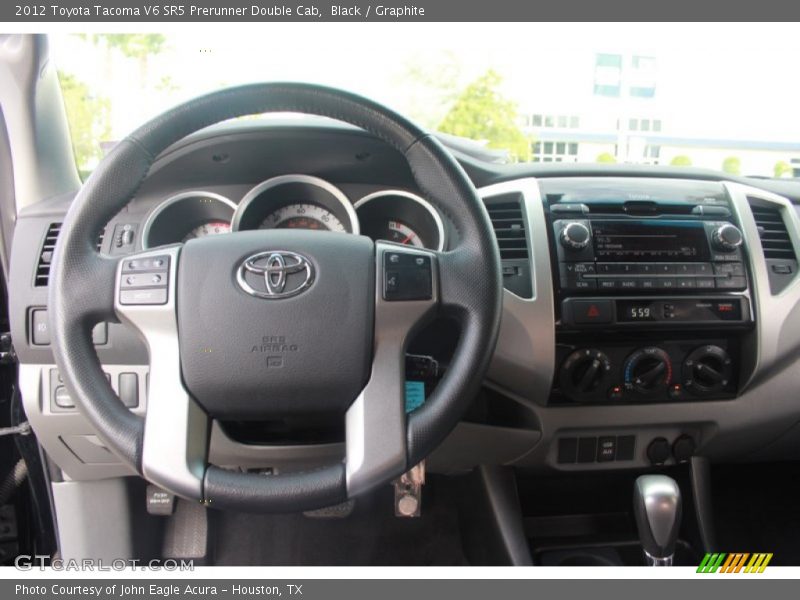 Black / Graphite 2012 Toyota Tacoma V6 SR5 Prerunner Double Cab
