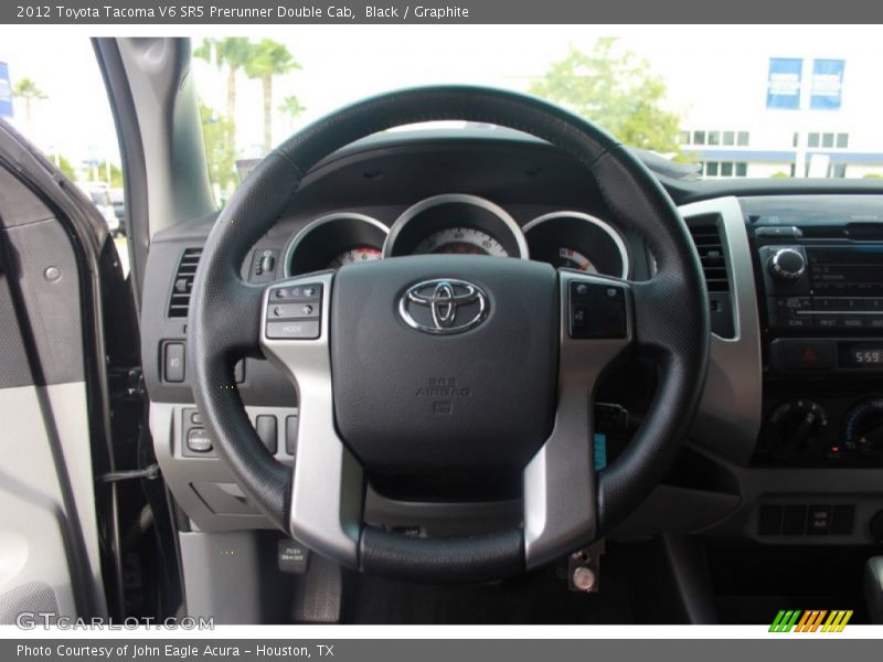 Black / Graphite 2012 Toyota Tacoma V6 SR5 Prerunner Double Cab