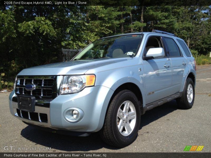 Light Ice Blue / Stone 2008 Ford Escape Hybrid 4WD