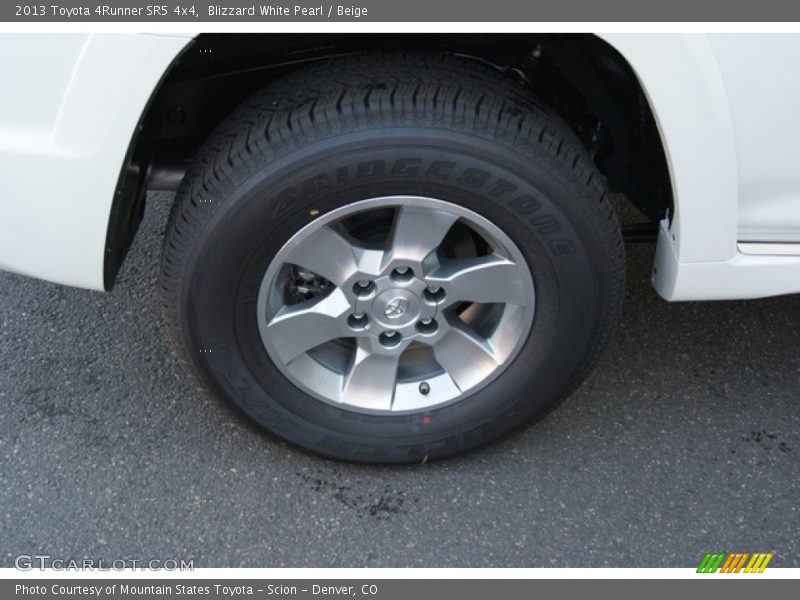 Blizzard White Pearl / Beige 2013 Toyota 4Runner SR5 4x4
