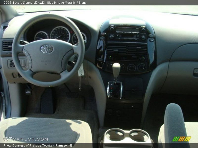 Blue Mirage Metallic / Stone 2005 Toyota Sienna LE AWD