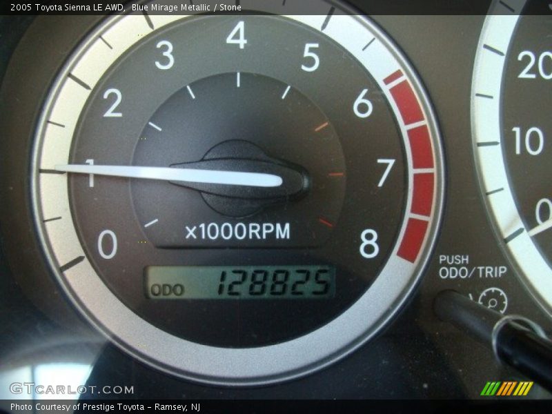 Blue Mirage Metallic / Stone 2005 Toyota Sienna LE AWD