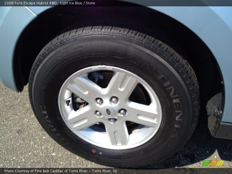 Light Ice Blue / Stone 2008 Ford Escape Hybrid 4WD
