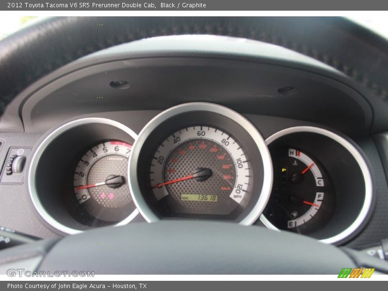 Black / Graphite 2012 Toyota Tacoma V6 SR5 Prerunner Double Cab