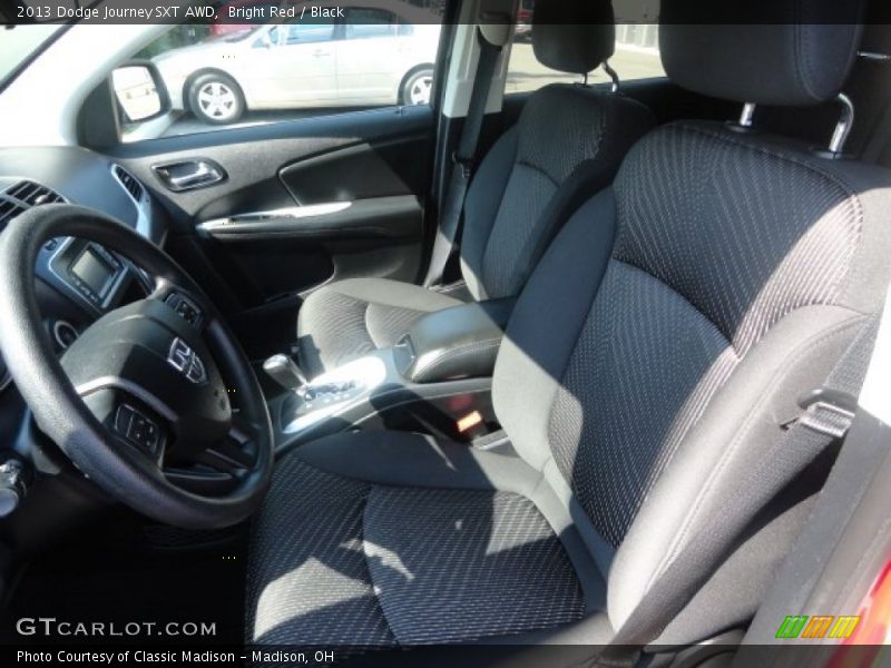 Bright Red / Black 2013 Dodge Journey SXT AWD