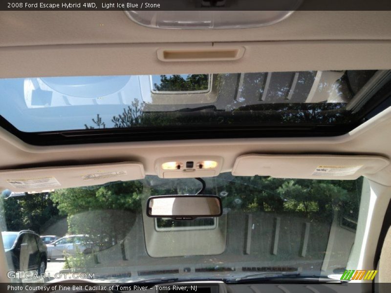 Light Ice Blue / Stone 2008 Ford Escape Hybrid 4WD