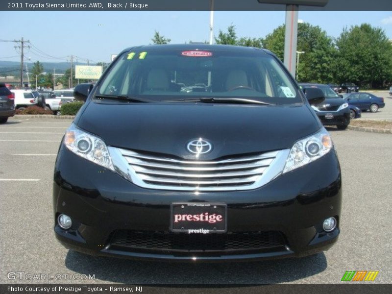 Black / Bisque 2011 Toyota Sienna Limited AWD