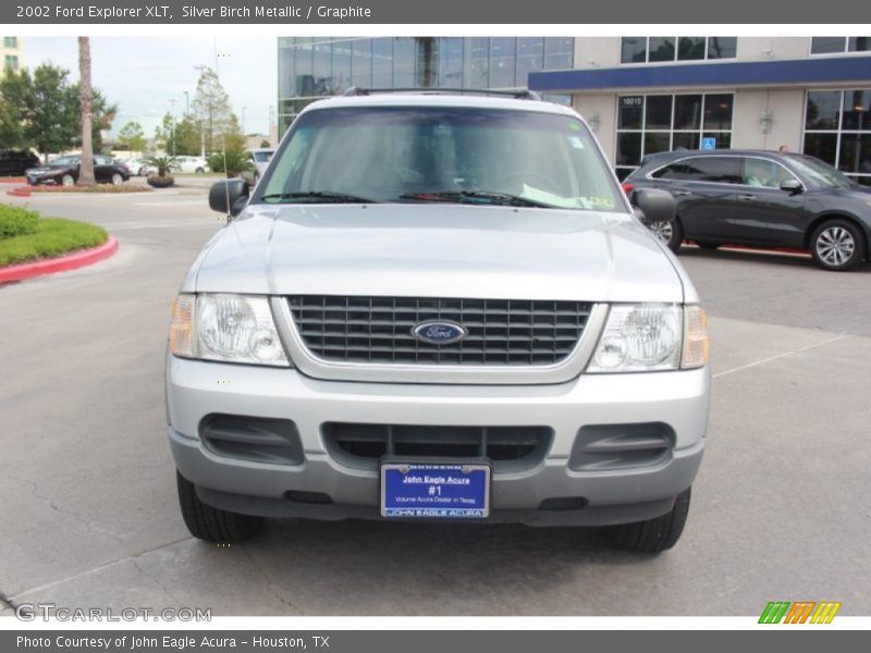 Silver Birch Metallic / Graphite 2002 Ford Explorer XLT