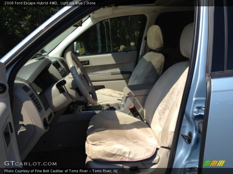 Light Ice Blue / Stone 2008 Ford Escape Hybrid 4WD