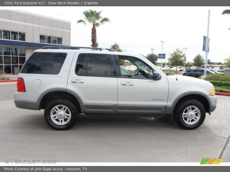 Silver Birch Metallic / Graphite 2002 Ford Explorer XLT