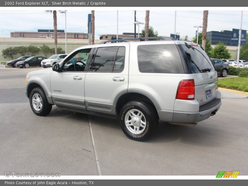 Silver Birch Metallic / Graphite 2002 Ford Explorer XLT