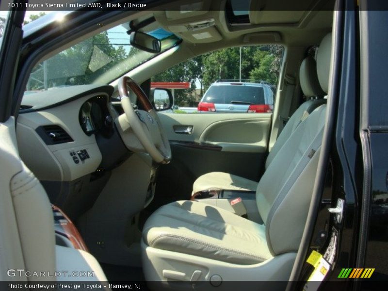 Black / Bisque 2011 Toyota Sienna Limited AWD