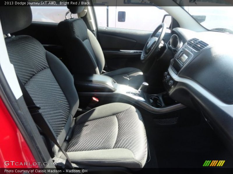 Bright Red / Black 2013 Dodge Journey SXT AWD