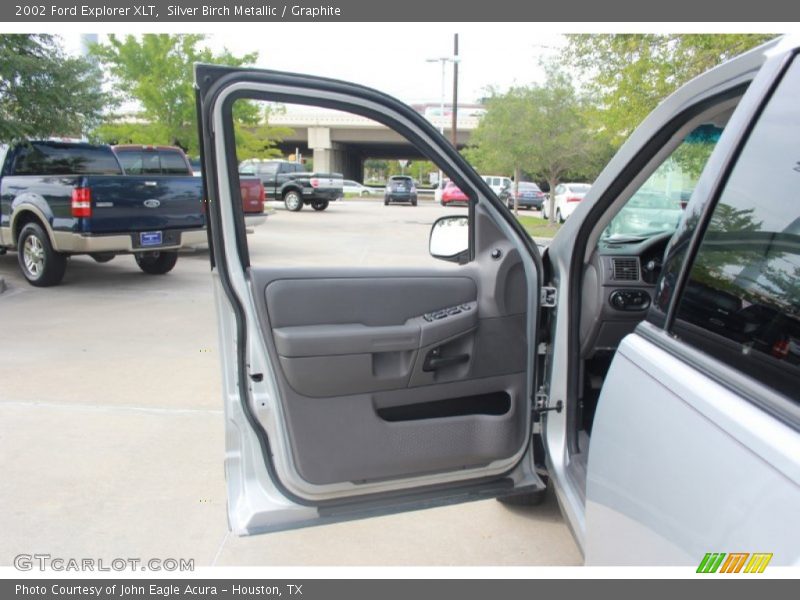 Silver Birch Metallic / Graphite 2002 Ford Explorer XLT