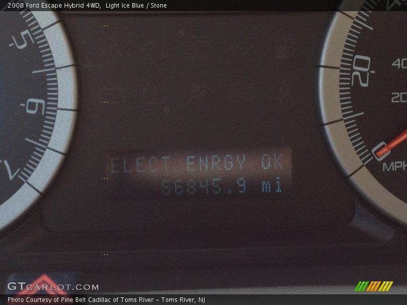 Light Ice Blue / Stone 2008 Ford Escape Hybrid 4WD